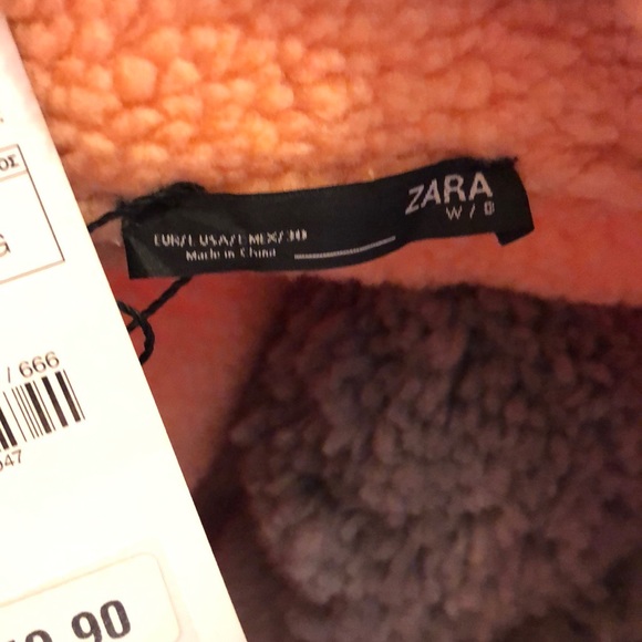 Zara blush multi fabric jacket NWT - Picture 9 of 10